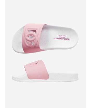 Dolce & Gabbana Girls Leather Logo Sliders suggérées chez