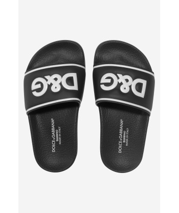 Dolce & Gabbana Kids Contrast Logo Sliders JUSQU'A -70%! 