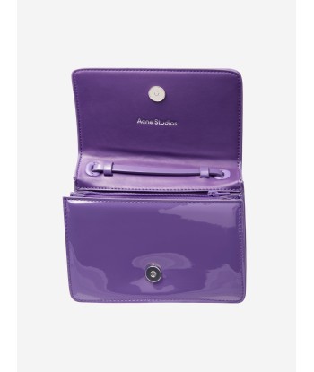 Acne Studios Kids Mini Crossbody Face Bag in Purple votre