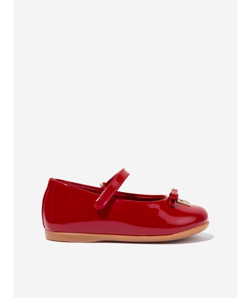 Dolce & Gabbana Girls Patent Leather Shoes in Red est présent 