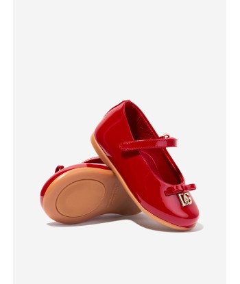 Dolce & Gabbana Girls Patent Leather Shoes in Red est présent 