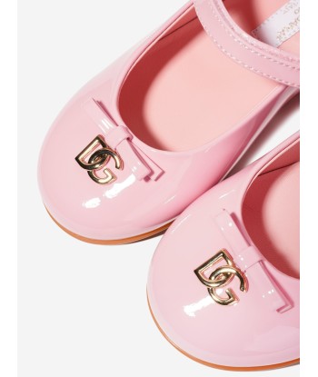 Dolce & Gabbana Girls Patent Leather Shoes in Pink meilleur choix