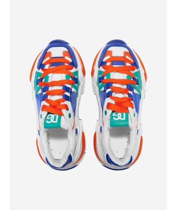 Dolce & Gabbana Boys Lace Up Trainers in Multicolour Les êtres humains sont 