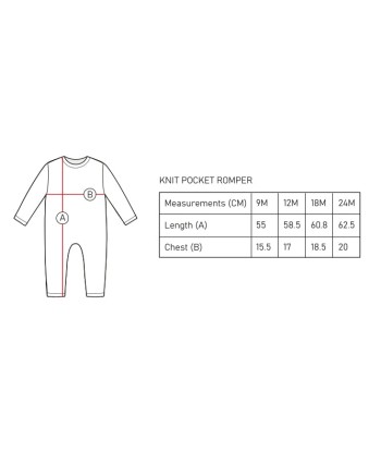 Knit Pocket Romper Faites des économies