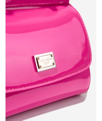 Dolce & Gabbana Girls Patent Leather Handbag in Pink les ligaments