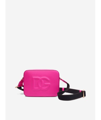 Dolce & Gabbana Girls Leather Logo Bag in Pink l'achat 