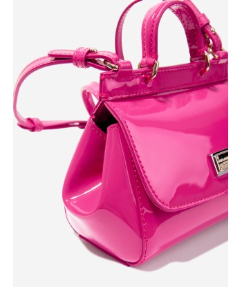 Dolce & Gabbana Girls Patent Leather Handbag in Pink les ligaments