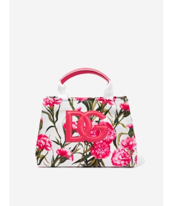 Dolce & Gabbana Girls Carnations Tote Bag in White Venez découvrir notre 