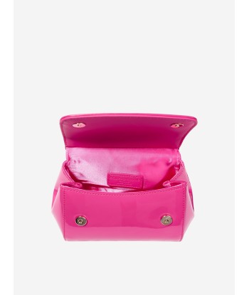 Dolce & Gabbana Girls Patent Leather Handbag in Pink les ligaments