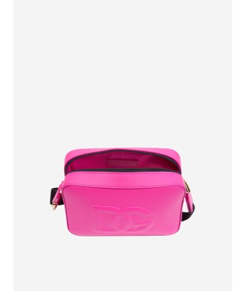 Dolce & Gabbana Girls Leather Logo Bag in Pink l'achat 