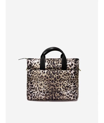 Dolce & Gabbana Baby Girls Leopard Print Changing Bag in Brown solde