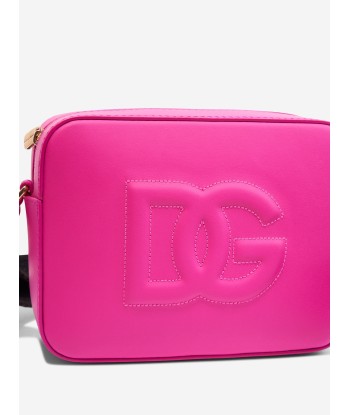 Dolce & Gabbana Girls Leather Logo Bag in Pink l'achat 