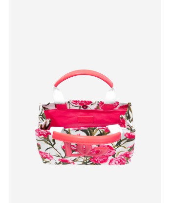 Dolce & Gabbana Girls Carnations Tote Bag in White Venez découvrir notre 