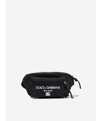 Dolce & Gabbana Kids Logo Belt Bag in Black Venez acheter