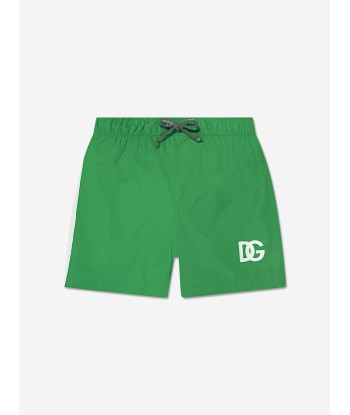 Dolce & Gabbana Baby Boys Logo Swim Shorts in Green les muscles