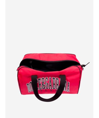 Dolce & Gabbana Boys Milano Logo Duffle Bag in Red Dans la société mordern