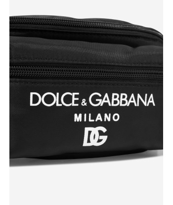 Dolce & Gabbana Kids Logo Belt Bag in Black Venez acheter