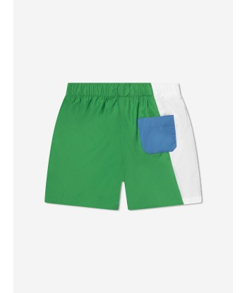 Dolce & Gabbana Baby Boys Logo Swim Shorts in Green les muscles