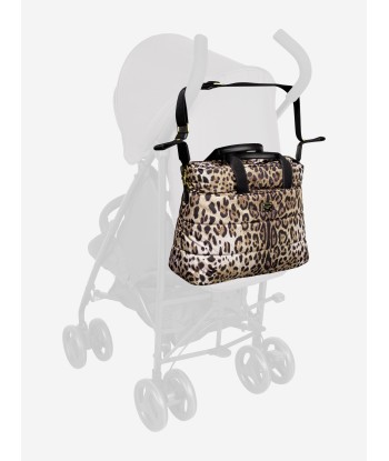 Dolce & Gabbana Baby Girls Leopard Print Changing Bag in Brown solde