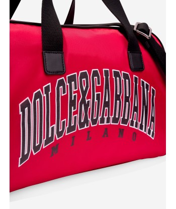 Dolce & Gabbana Boys Milano Logo Duffle Bag in Red Dans la société mordern