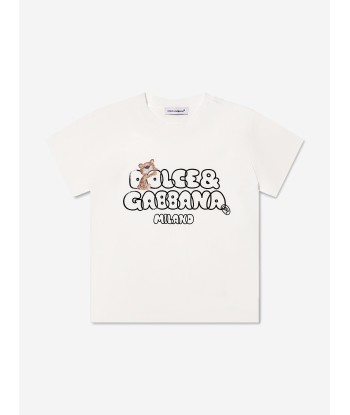 Dolce & Gabbana Baby Logo T-Shirt in White shop