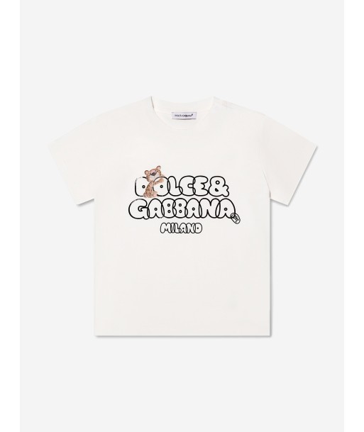 Dolce & Gabbana Baby Logo T-Shirt in White shop