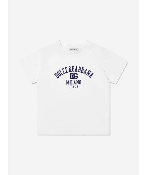 Dolce & Gabbana Baby Logo T-Shirt in White est présent 