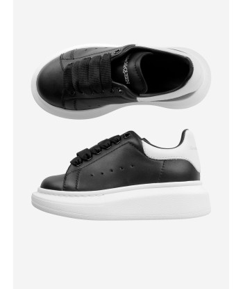 Alexander McQueen Unisex Leather Lace Up Trainers de technologie