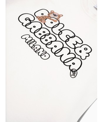 Dolce & Gabbana Baby Logo T-Shirt in White shop