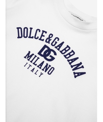 Dolce & Gabbana Baby Logo T-Shirt in White est présent 