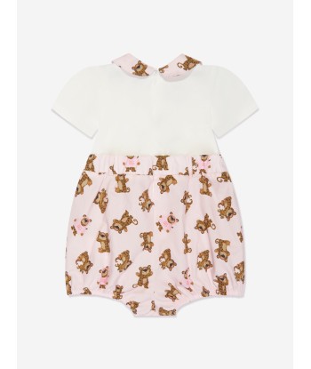 Dolce & Gabbana Baby Girls Bear Romper in Pink hantent personnes