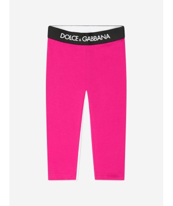 Dolce & Gabbana Baby Girls Logo Leggings in Pink le concept de la Pate a emporter 