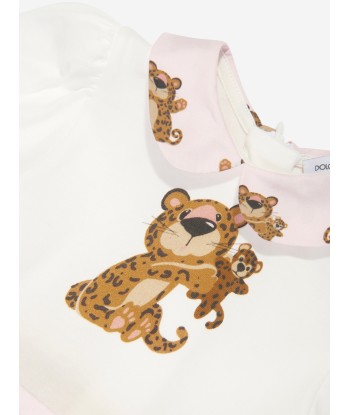 Dolce & Gabbana Baby Girls Bear Romper in Pink hantent personnes