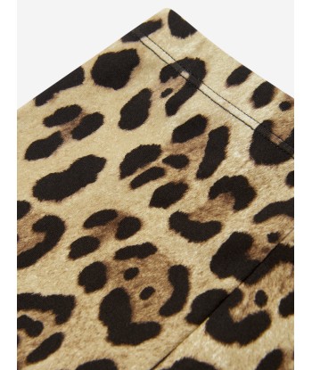 Dolce & Gabbana Baby Girls Leopard Leggings in Beige basket pas cher