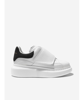 Alexander McQueen Kids Leather Velcro Trainers l'évolution des habitudes 