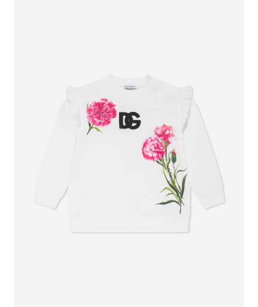 Dolce & Gabbana Baby Girls Carnation Sweatshirt in White france