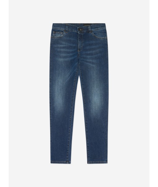 Dolce & Gabbana Boys Denim Jeans in Blue de technologie