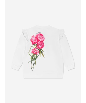 Dolce & Gabbana Baby Girls Carnation Sweatshirt in White france