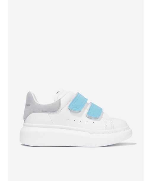 Alexander McQueen Kids Leather Velcro Strap Chunky Trainers Les êtres humains sont 