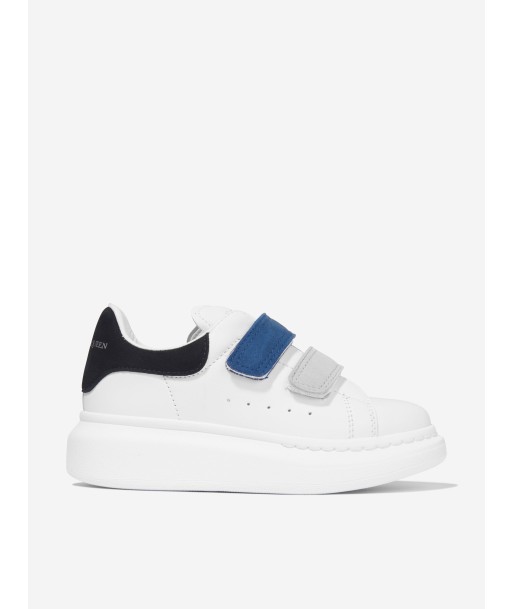 Alexander McQueen Kids Leather Velcro Strap Chunky Trainers du meilleur 