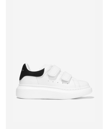 Alexander McQueen Kids Leather Velcro Strap Chunky Trainers 50-70% off 