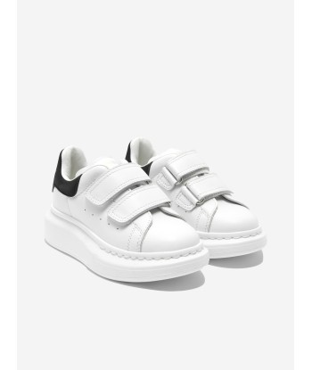 Alexander McQueen Kids Leather Velcro Strap Chunky Trainers 50-70% off 