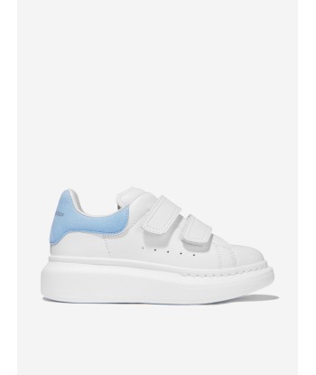 Alexander McQueen Kids Leather Velcro Strap Chunky Trainers À commander